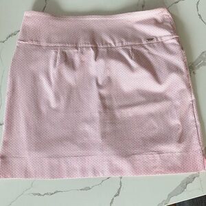 S.C. & Co Mini Skirt Dark Peach and White, Tummy Control Activewear Size L